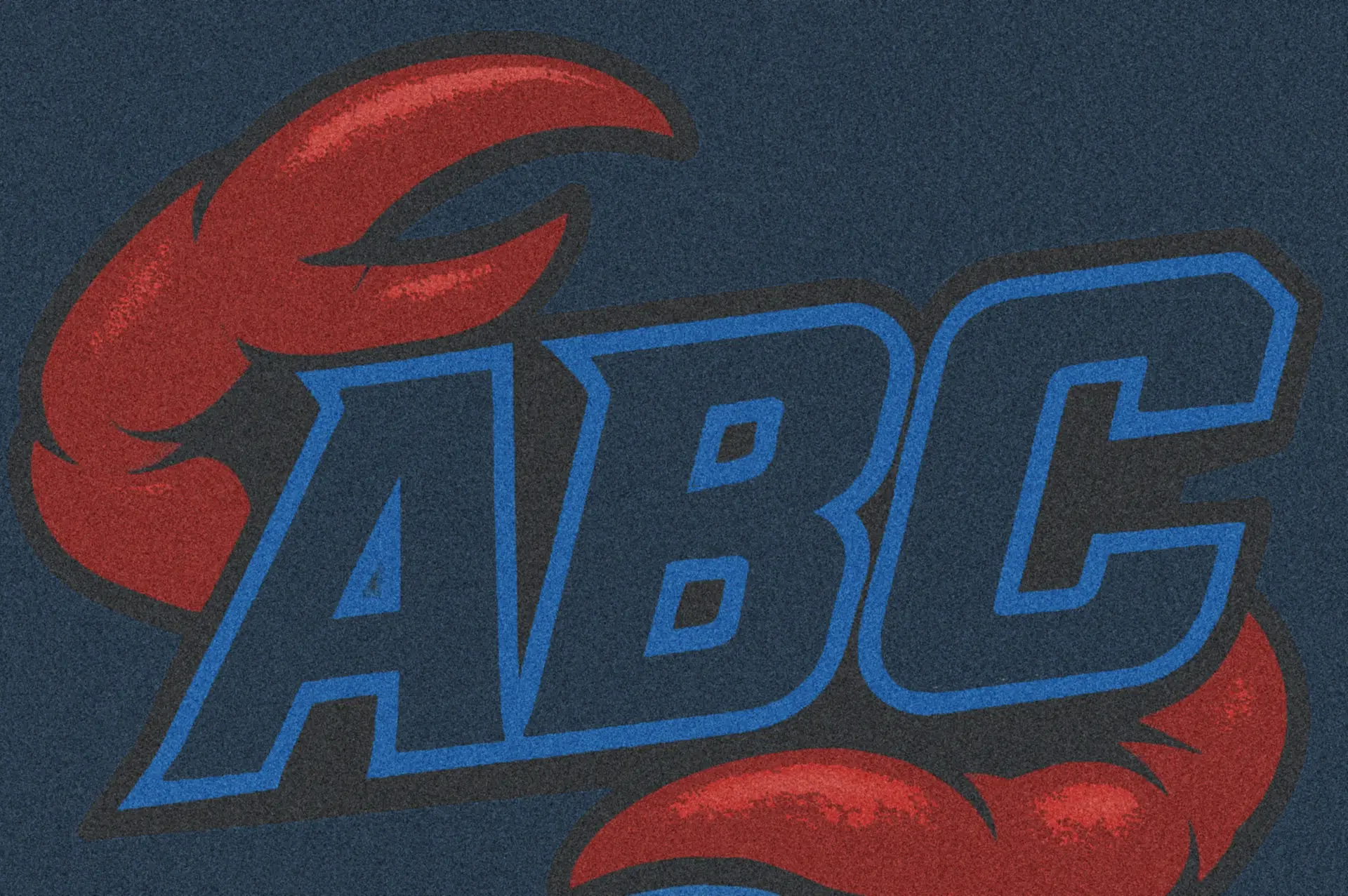 ABC crab wordmark