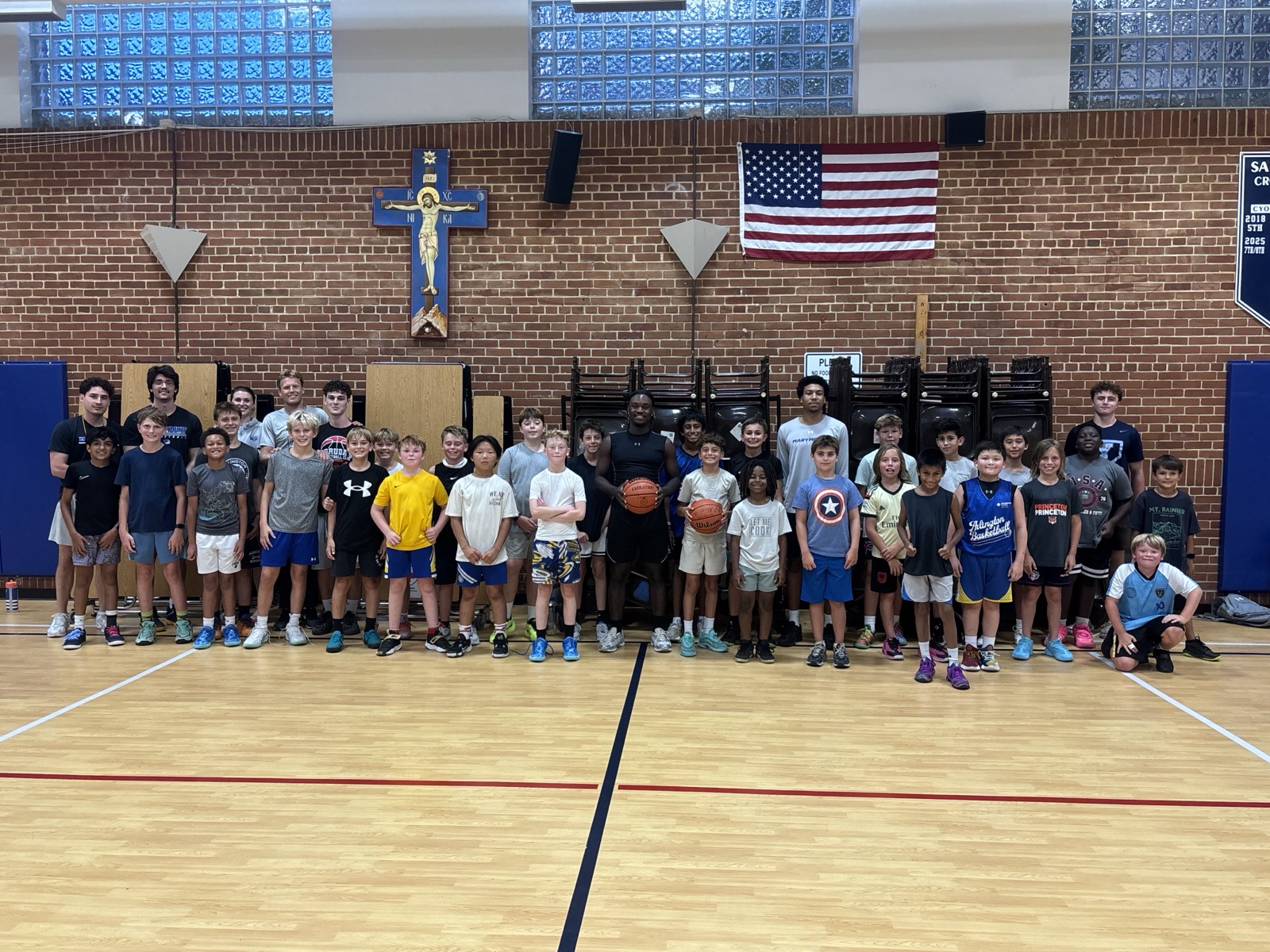 ABC players and coaches together after a session